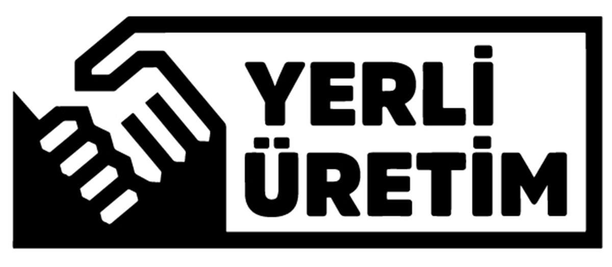 Yerli Üretim Etiketi Siyah (Sticker)