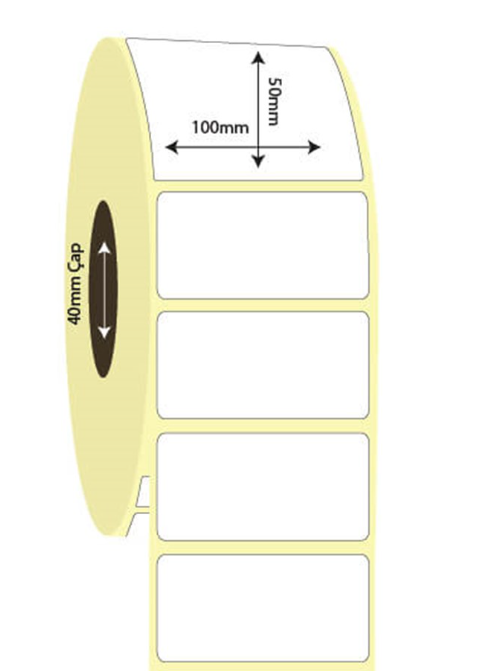 100mm x 50mm Lamine Termal Etiket (Sticker)